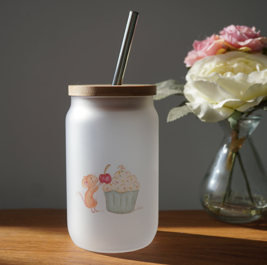 Frosted Glass Tumbler