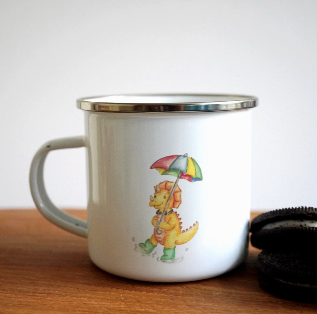 Sir Puddleton Enamel mug | Cute Animal mug