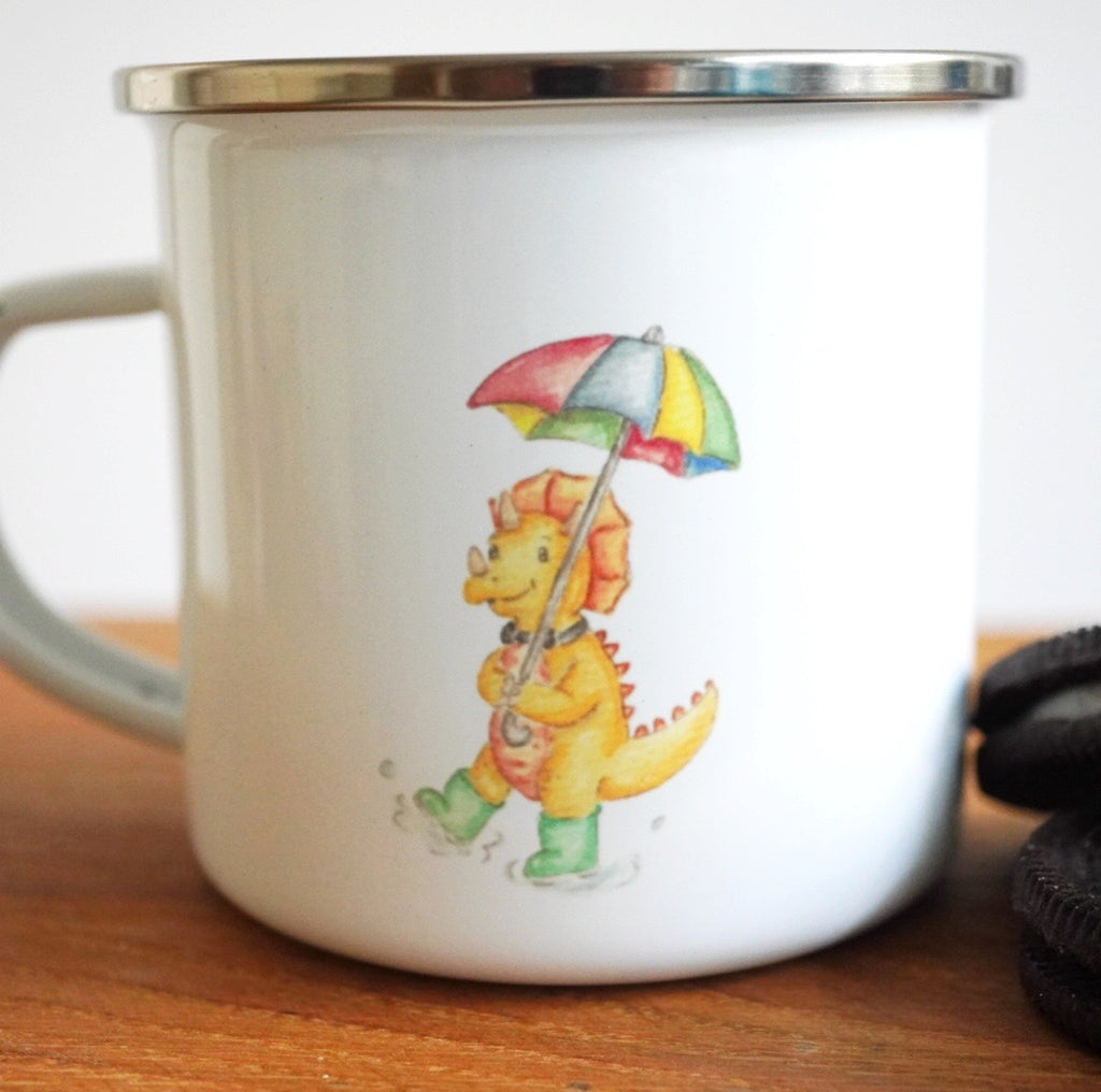 Sir Puddleton Enamel mug | Cute Animal mug