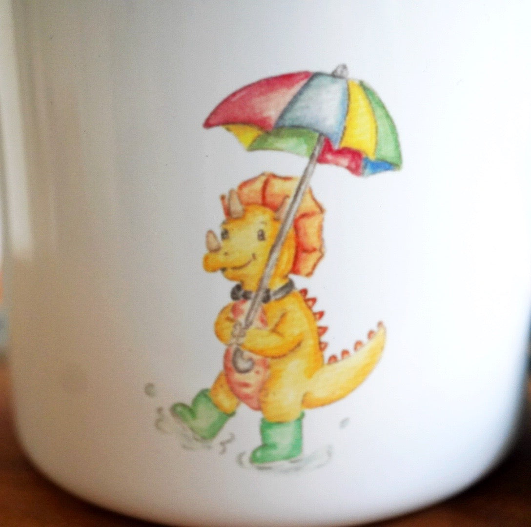 Sir Puddleton Enamel mug | Cute Animal mug